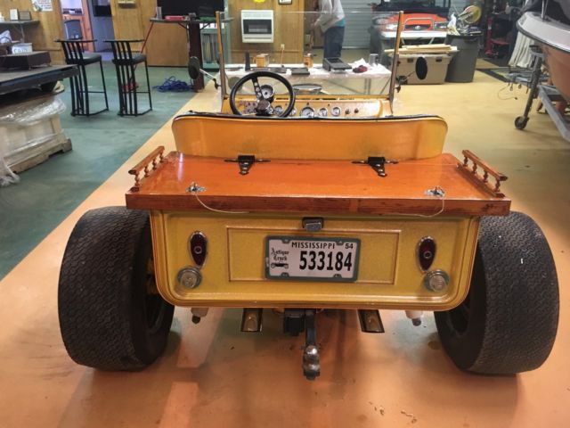 1927 Yellow Ford Model T Convertible