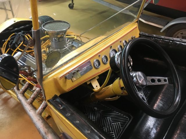 1927 Yellow Ford Model T Convertible