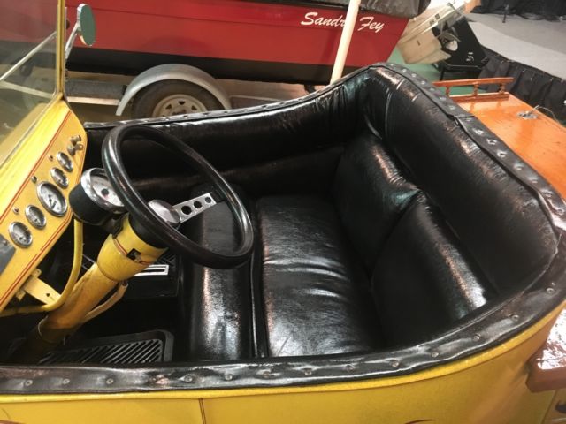 1927 Yellow Ford Model T Convertible