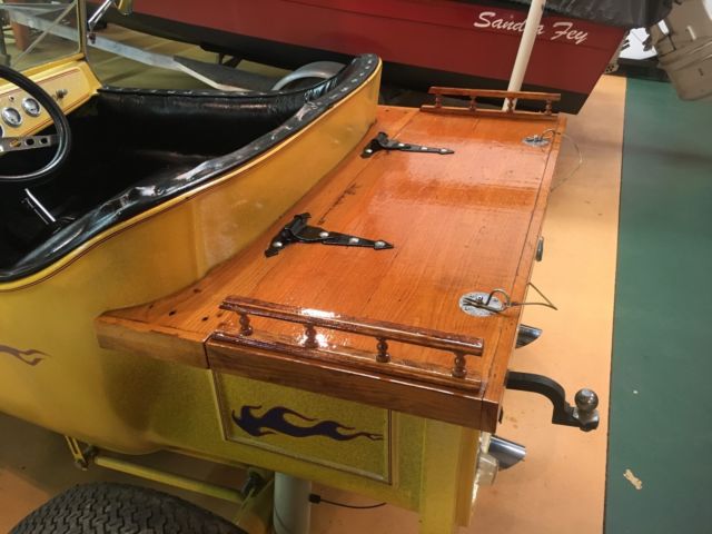 1927 Yellow Ford Model T Convertible
