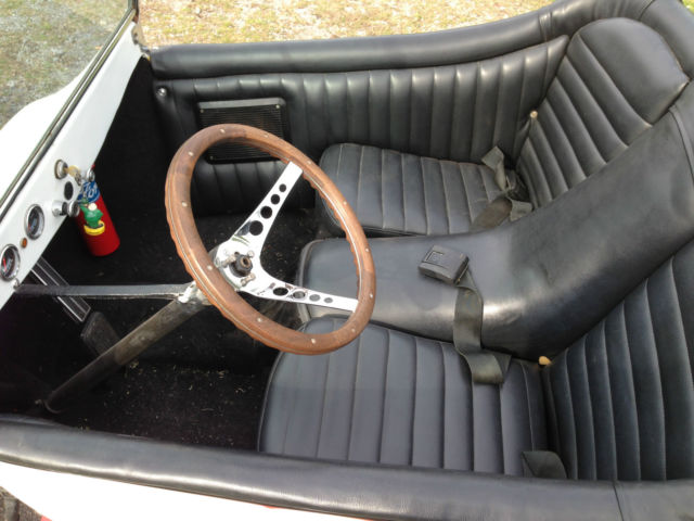 1927 White Ford Model T Convertible