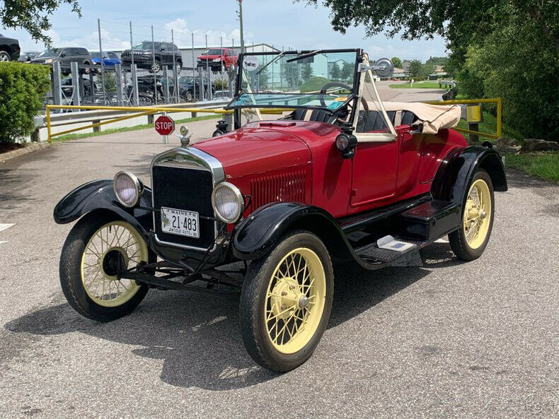 1927 Red Ford T Bucket