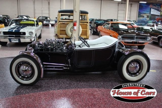 1927 Black Ford Model T Convertible