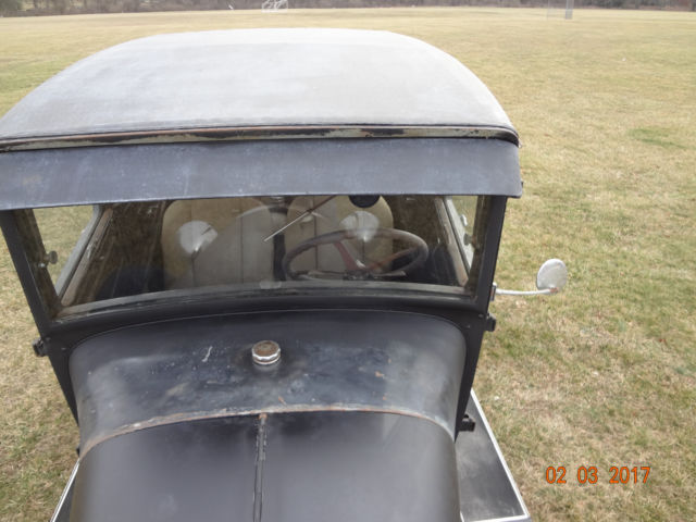 1928 Black Ford Model A Sedan
