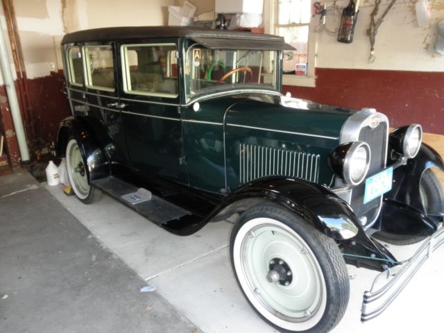 1928 Green Chevrolet 4 door sedan Sedan