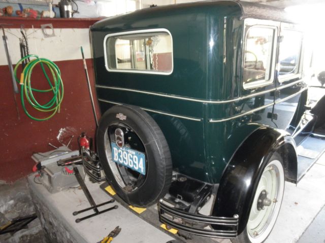 1928 Green Chevrolet 4 door sedan Sedan