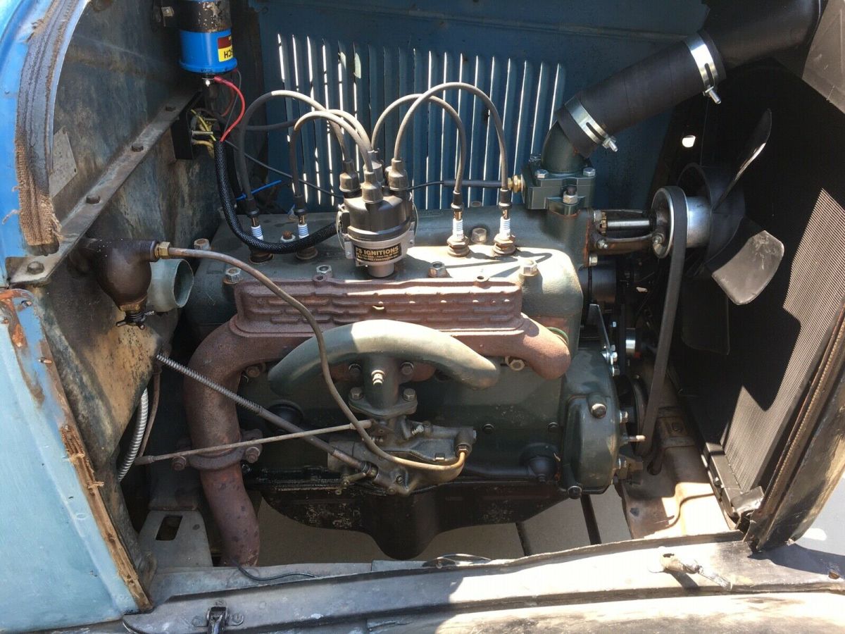 1928 Blue Ford A Pickup