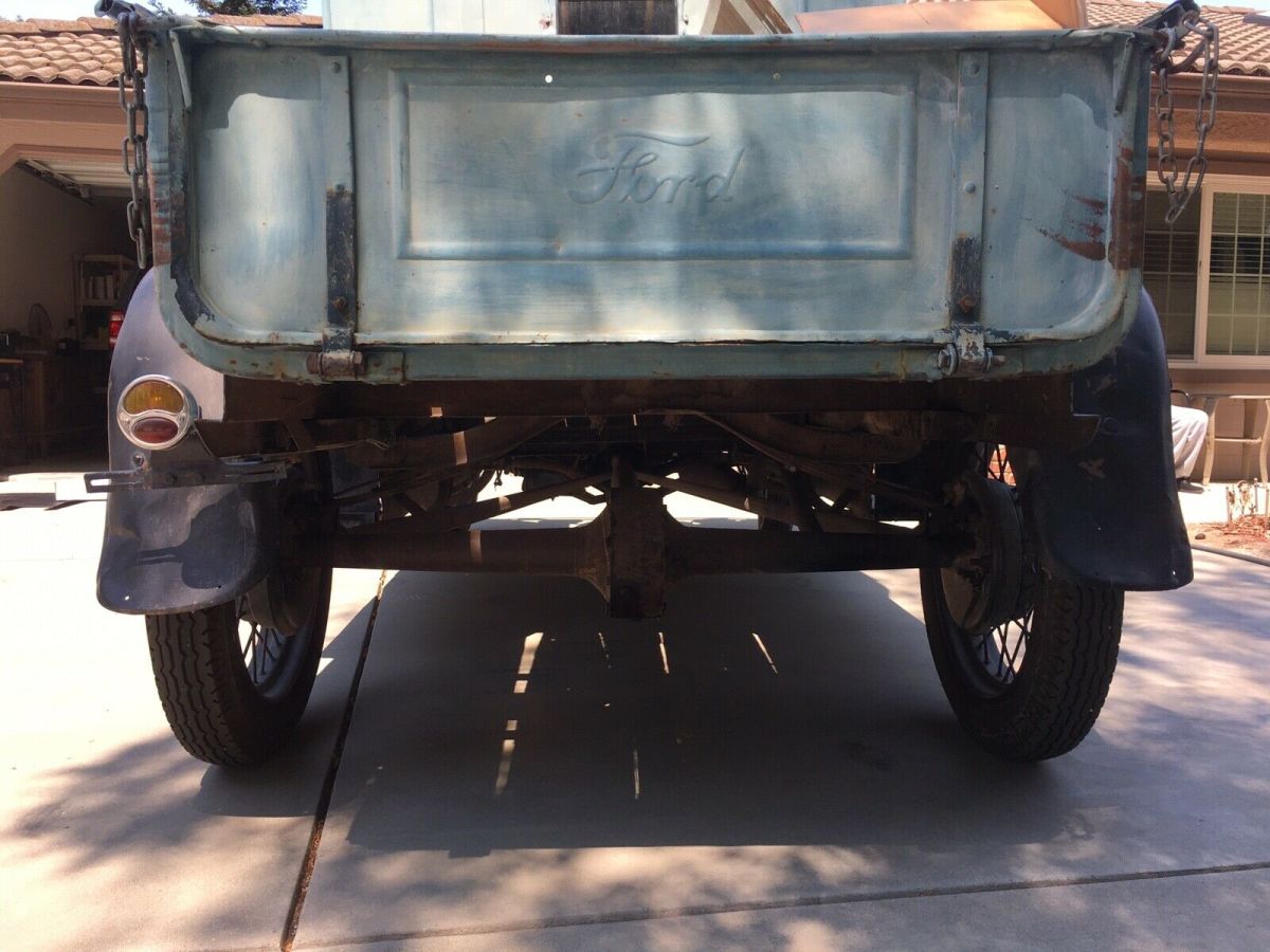 1928 Blue Ford A Pickup