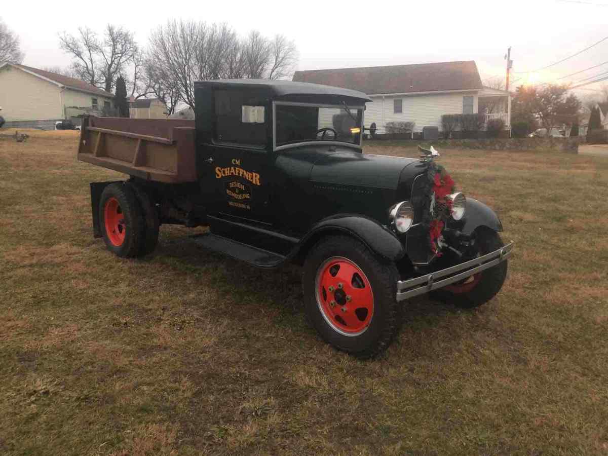 1928 Green Ford AA Pickup