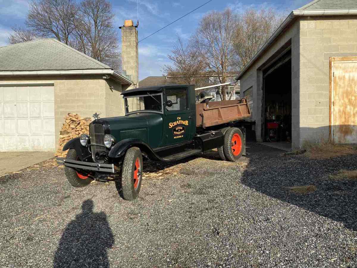 1928 Green Ford AA Pickup