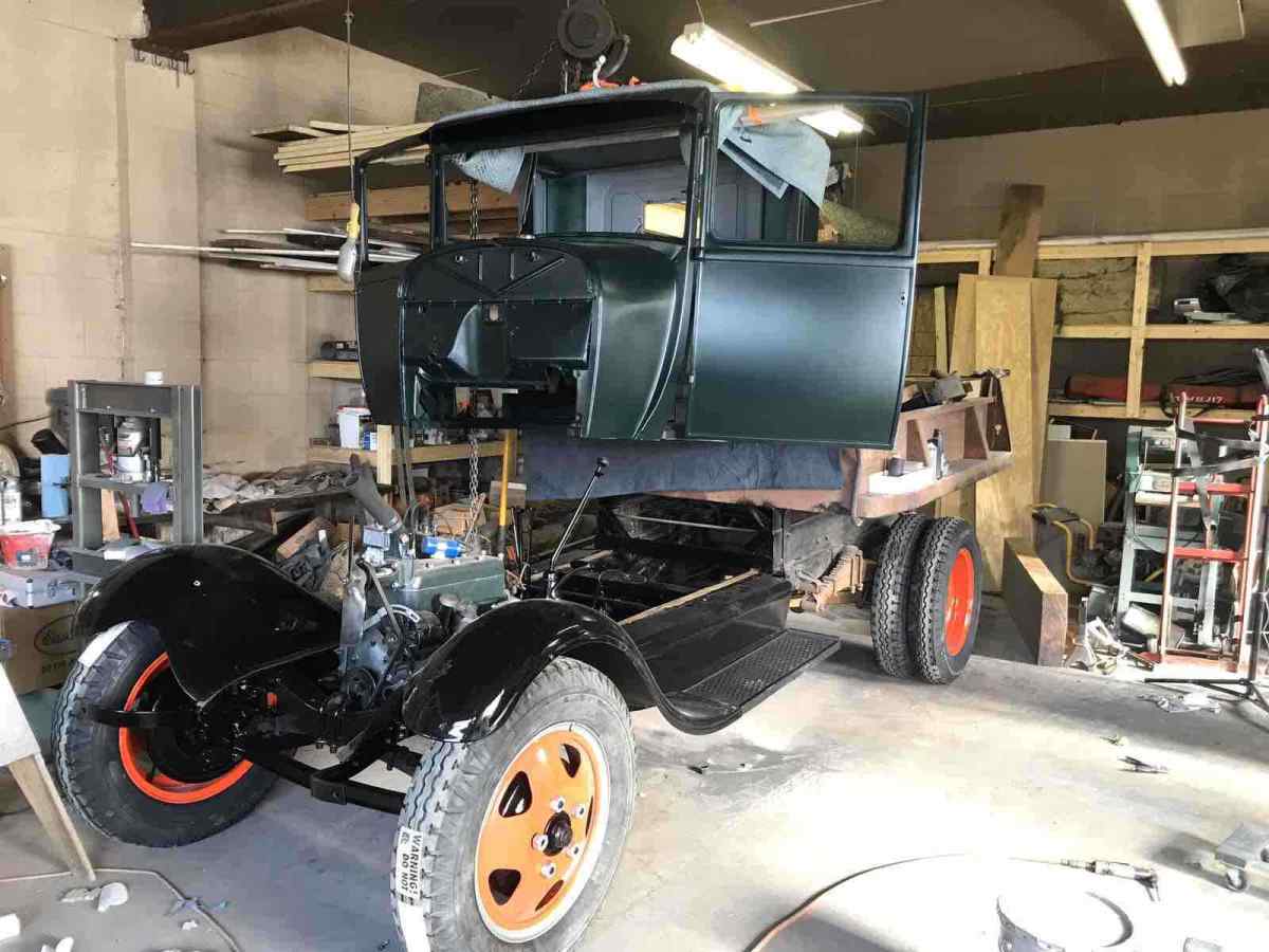1928 Green Ford AA Pickup