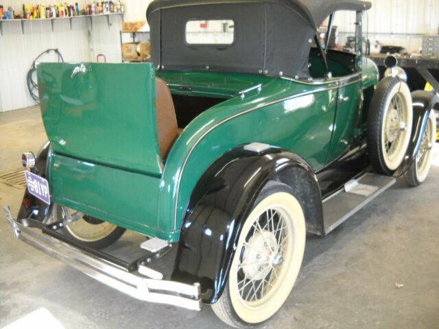 1928 Green Ford Model A Convertible