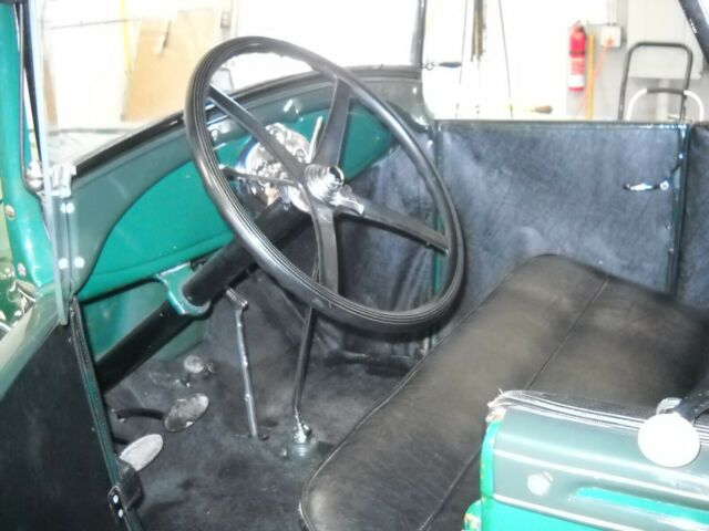 1928 Green Ford Model A Convertible