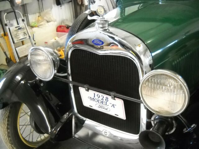 1928 Green Ford Model A Convertible