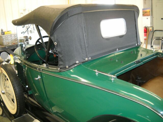 1928 Green Ford Model A Convertible