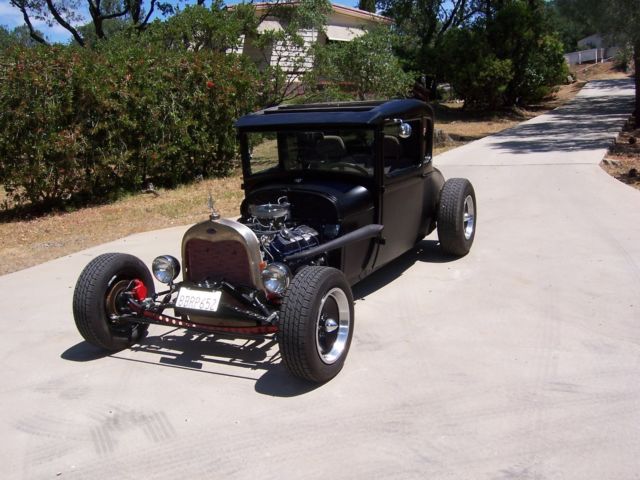 1928 Black Ford Model A Coupe