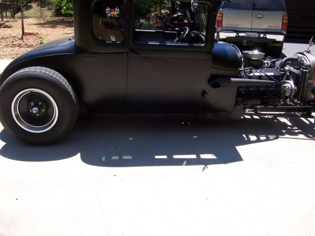 1928 Black Ford Model A Coupe