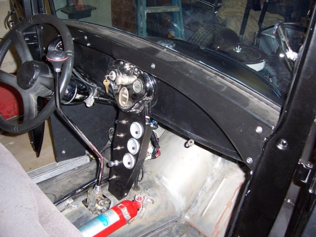 1928 Black Ford Model A Coupe