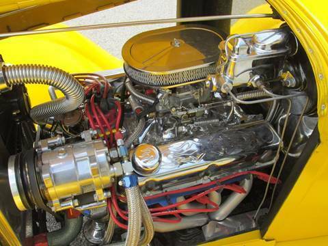 1928 Yellow Ford Model A Sedan