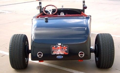 1928 Black Ford Model A Roadster