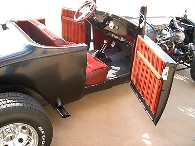1928 Black Ford Model A Roadster