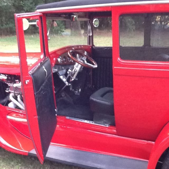 1928 Red Ford Other 2 Dr. Sedan
