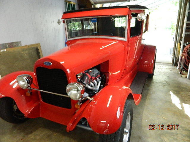 1928 Red Ford Other 2 Dr. Sedan