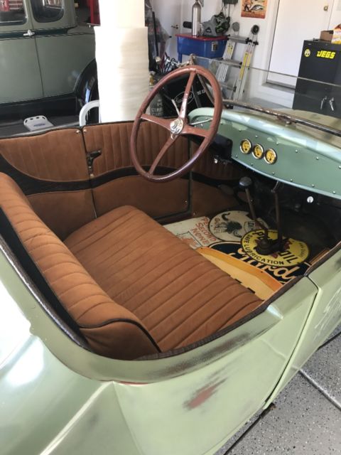 1928 Green Ford Model A Open Roadster