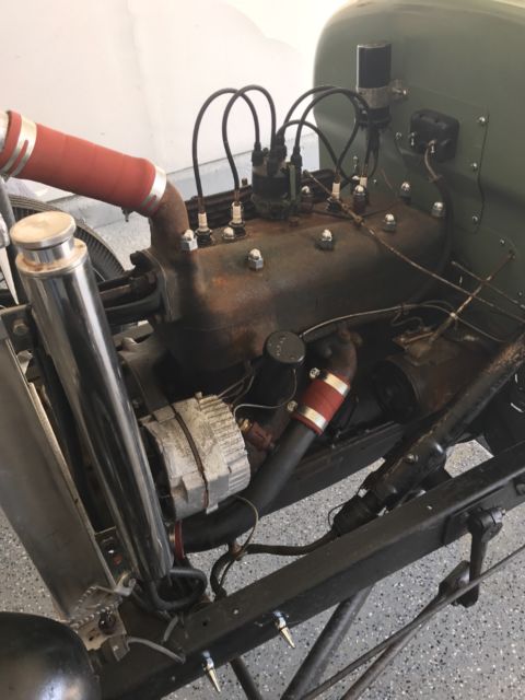 1928 Green Ford Model A Open Roadster