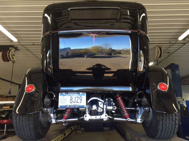 1928 Black Ford Model A Coupe