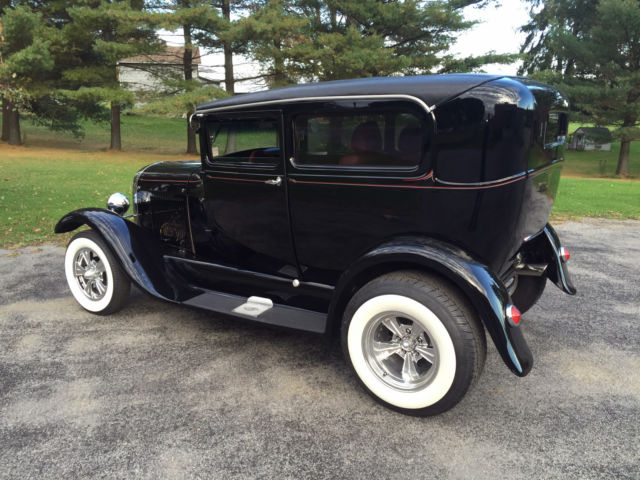 1928 Black Ford Model A Coupe