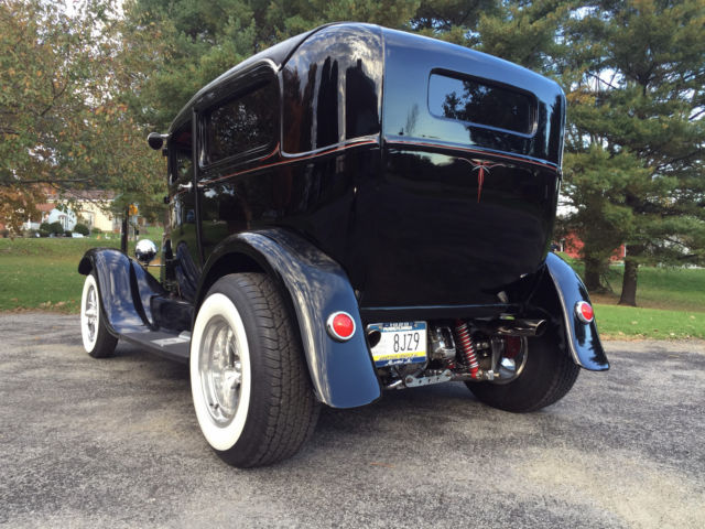 1928 Black Ford Model A Coupe