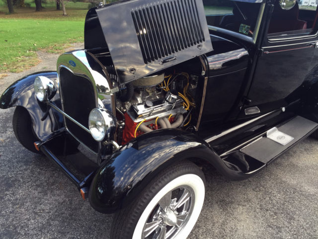 1928 Black Ford Model A Coupe