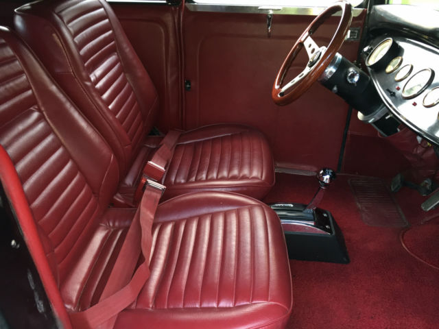 1928 Black Ford Model A Coupe