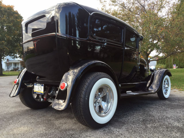 1928 Black Ford Model A Coupe