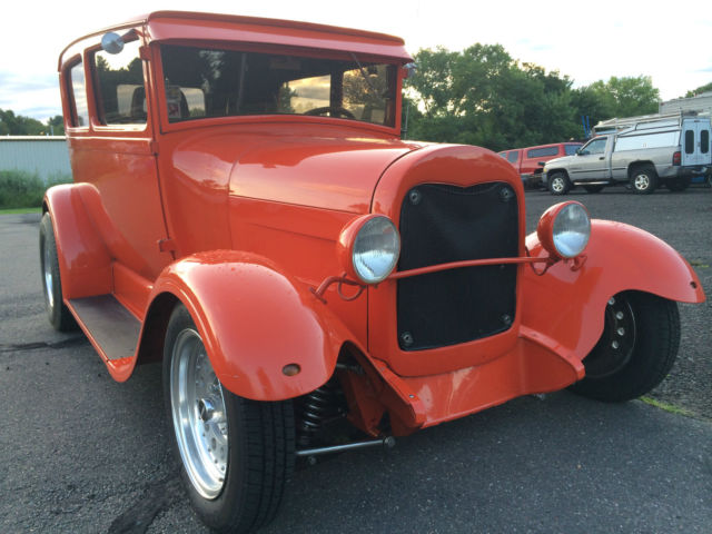 19280000 Orange Ford Model A Sedan