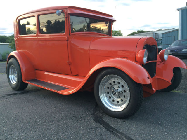19280000 Orange Ford Model A Sedan