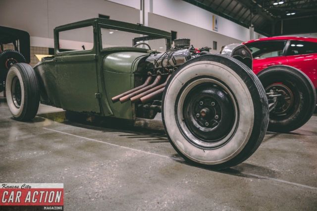 1928 Olive Ford Model A Coupe