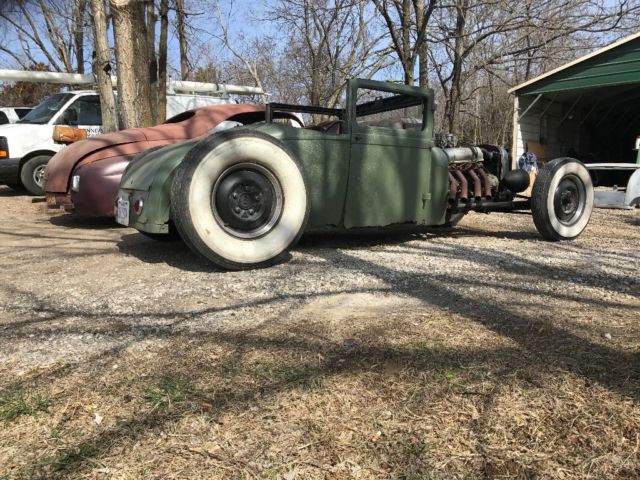 1928 Olive Ford Model A Coupe