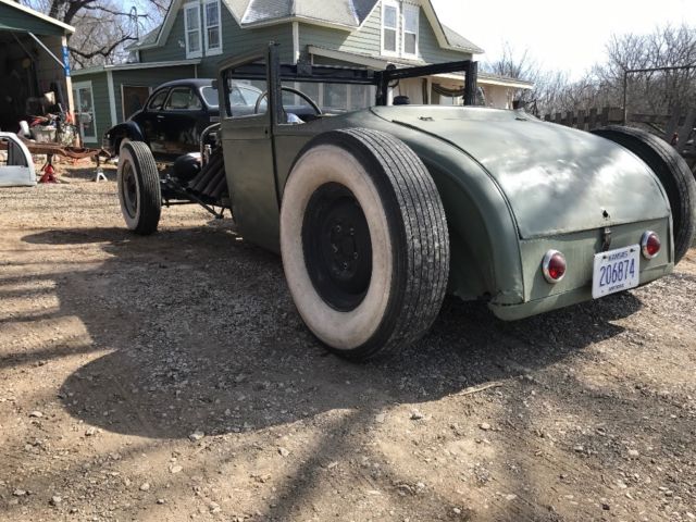 1928 Olive Ford Model A Coupe