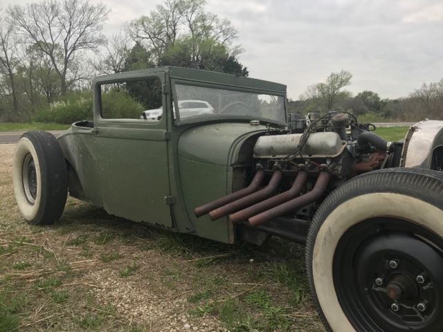 1928 Olive Ford Model A Coupe