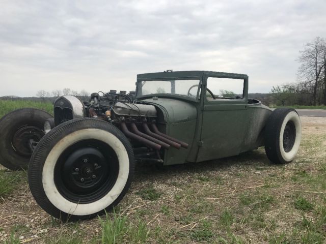 1928 Olive Ford Model A Coupe