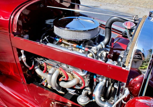 1928 Burgundy Ford Model A Pickup Truck