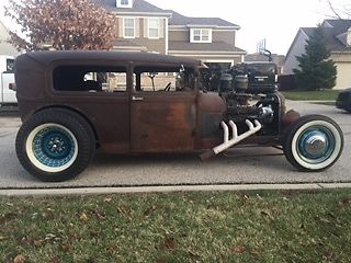 1928 Rusted Petina Ford Model A Sedan