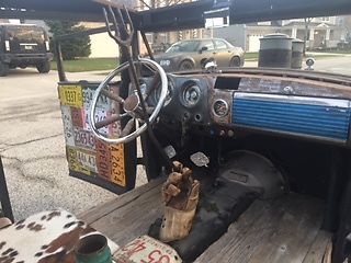 1928 Rusted Petina Ford Model A Sedan