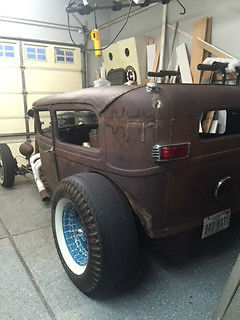 1928 Rusted Petina Ford Model A Sedan