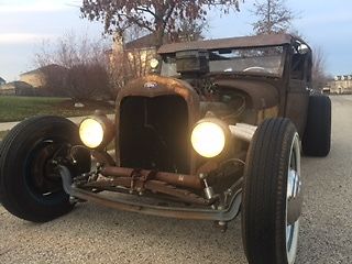 1928 Rusted Petina Ford Model A Sedan