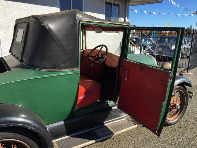 1928 Green Ford Model A Coupe