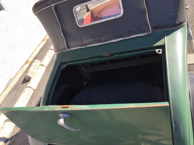 1928 Green Ford Model A Coupe