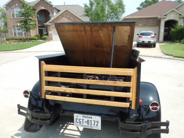 1928 Black Ford Model A Sedan